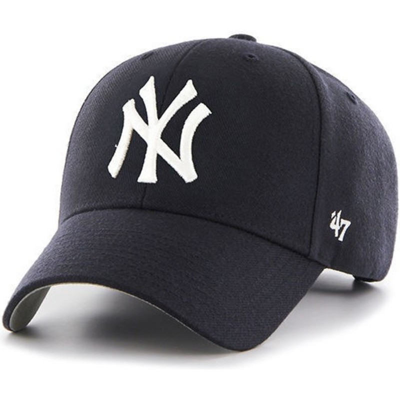 47-brand-curved-brim-youth-new-york-yankees-mlb-mvp-navy-blue-cap