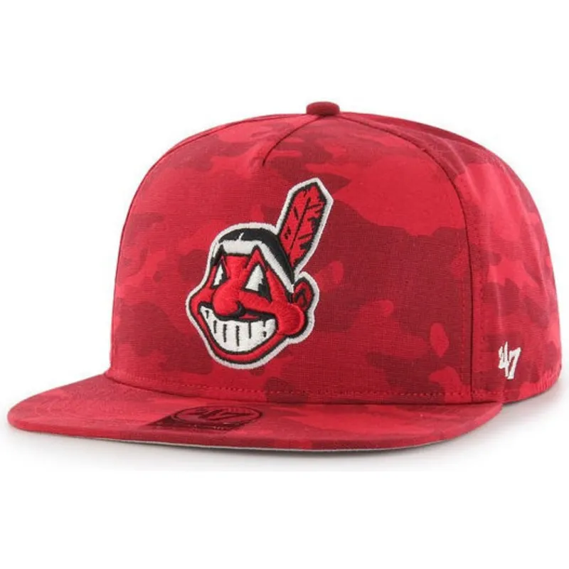 mutsid-lame-kamuflaaz-snapback-cleveland-indians-mlb-47-brand