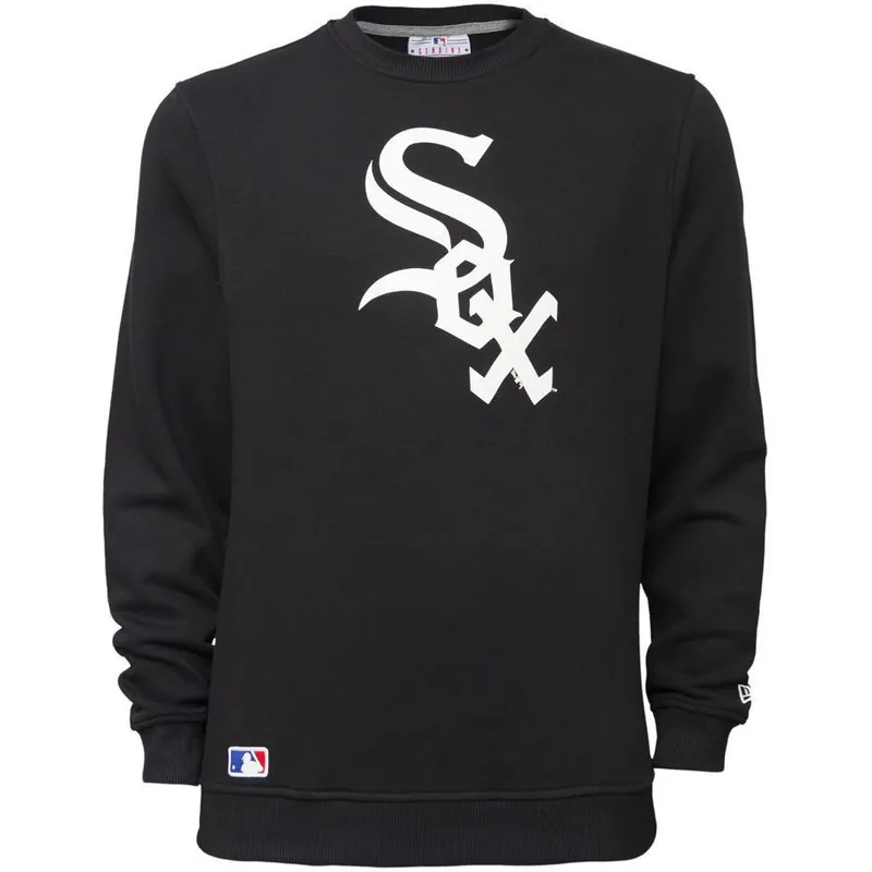 dressipluusid-kapuutsita-must-crew-neck-chicago-white-sox-mlb-new-era