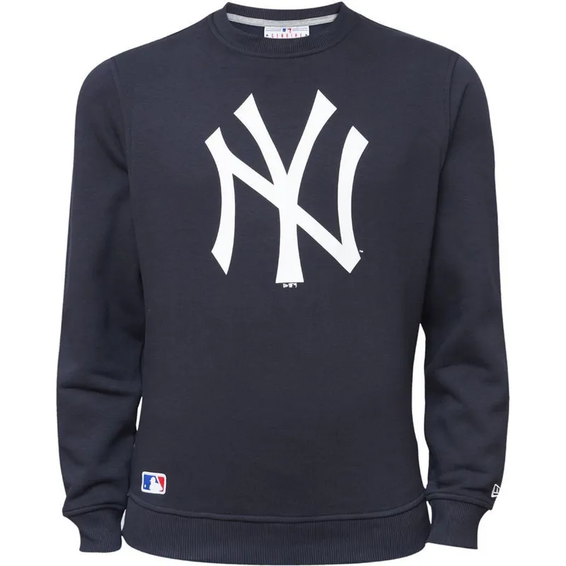 dressipluusid-kapuutsita-sinine-crew-neck-new-york-yankees-mlb-new-era