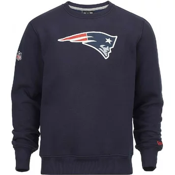 New Era New England Patriots NFL Blue Crew Neck Sweatshirt