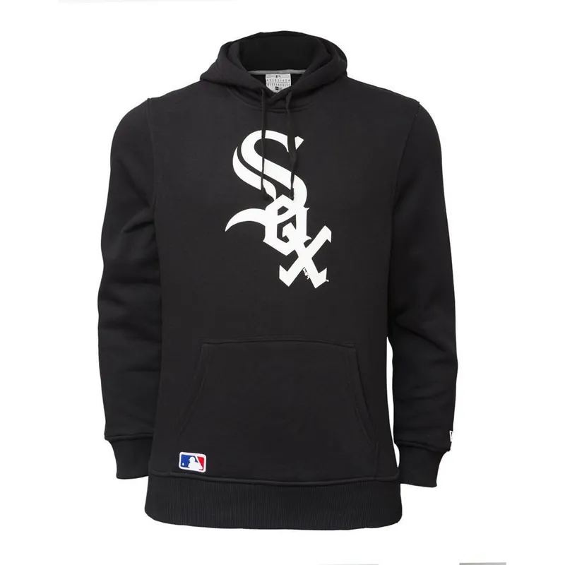 dressipluusid-kapuutsiga-must-pullover-hoodie-chicago-white-sox-mlb-new-era