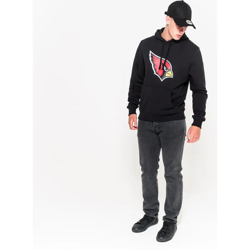 dressipluusid-kapuutsiga-must-pullover-hoodie-arizona-cardinals-nfl-new-era