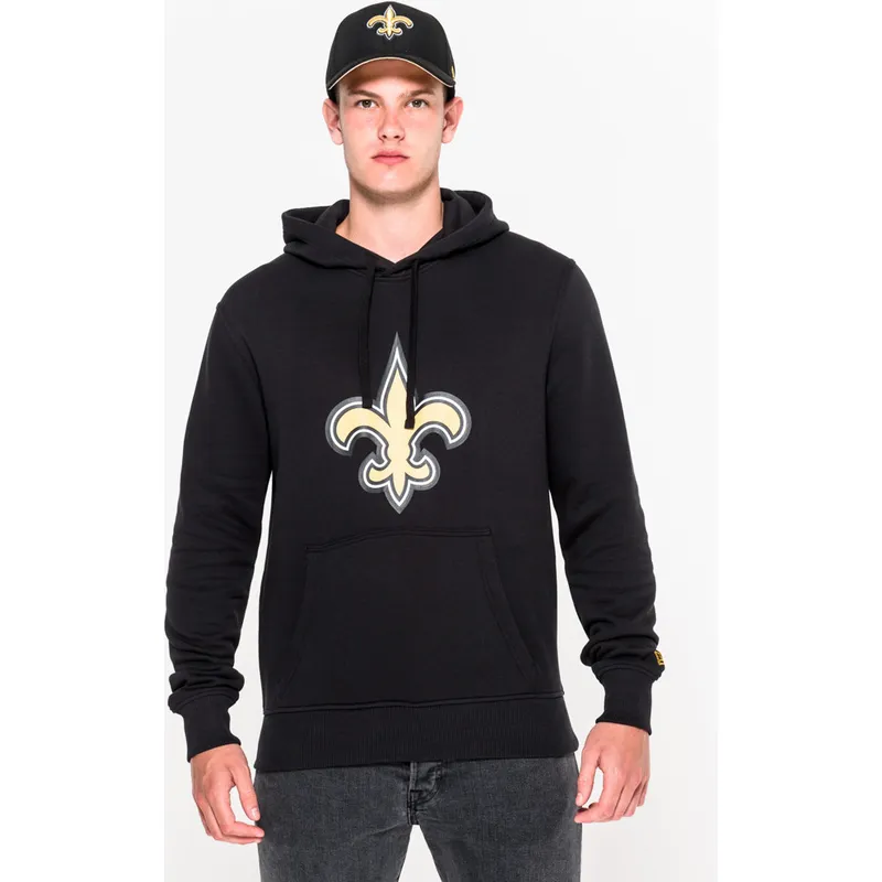 dressipluusid-kapuutsiga-must-pullover-hoodie-new-orleans-saints-nfl-new-era