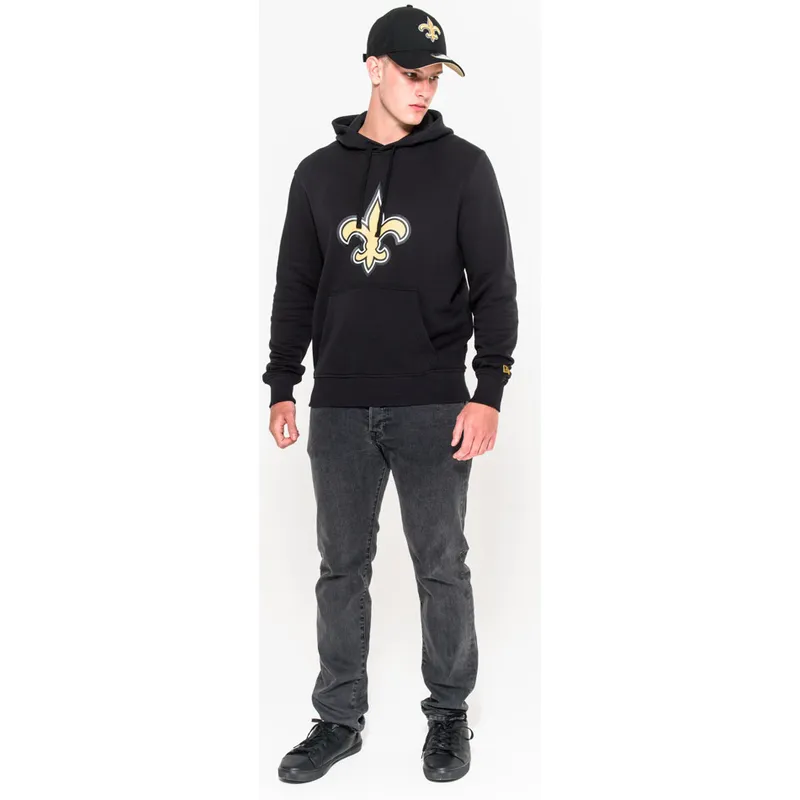 dressipluusid-kapuutsiga-must-pullover-hoodie-new-orleans-saints-nfl-new-era