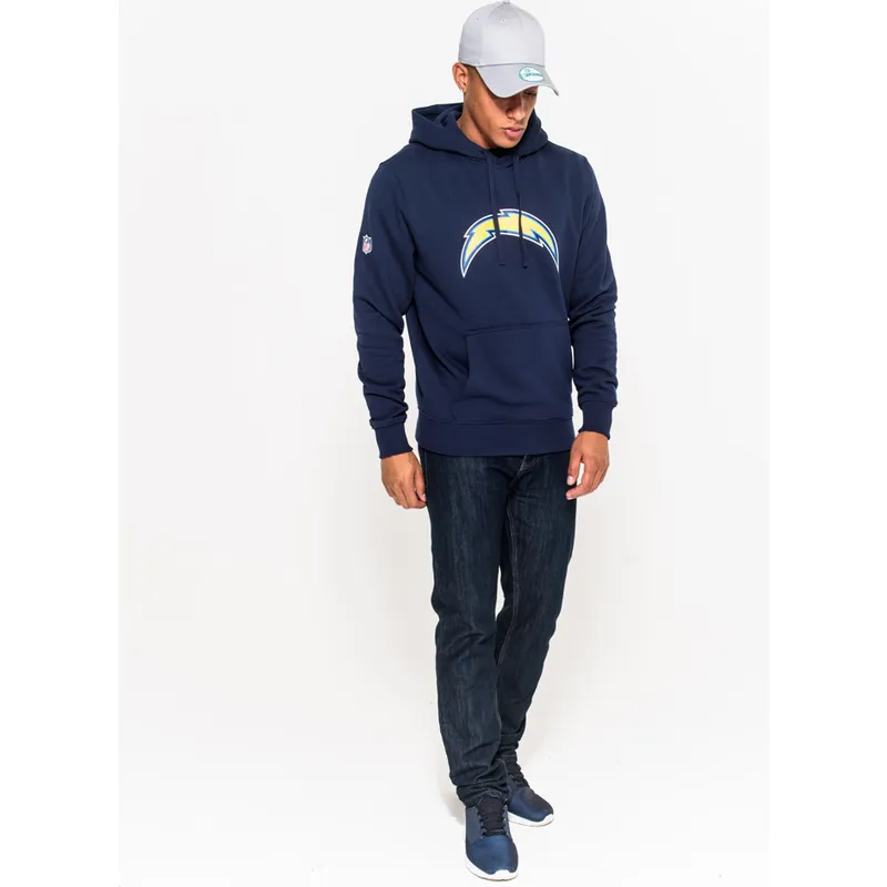 dressipluusid-kapuutsiga-sinine-pullover-hoodie-los-angeles-chargers-nfl-new-era