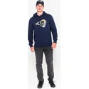 dressipluusid-kapuutsiga-sinine-pullover-hoodie-los-angeles-rams-nfl-new-era