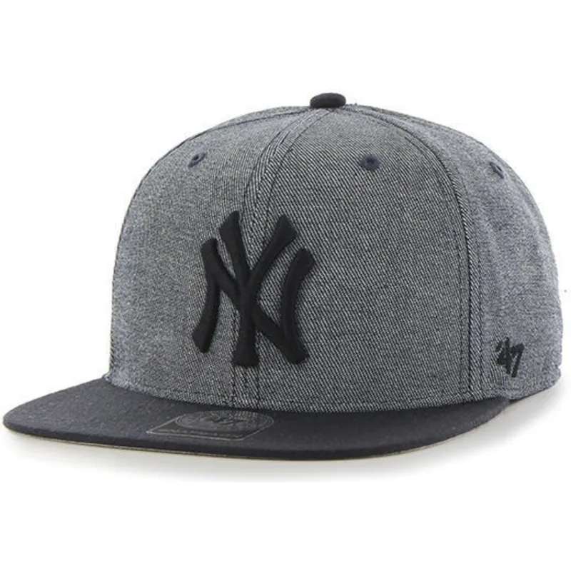 cap-lame-gray-snapback-new-york-yankees-mlb-47-brand