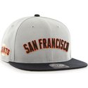 47-brand-flat-brim-san-francisco-giants-text-mlb-grey-cap
