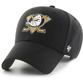 cap-kumer-black-adjustable-strap-anaheim-ducks-nhl-47-brand