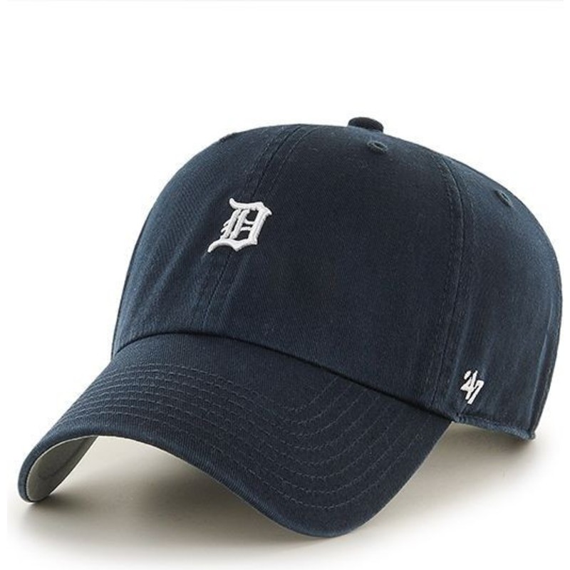 47-brand-curved-brim-detroit-tigers-mini-logo-mlb-clean-up-navy-blue-cap