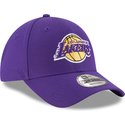 new-era-curved-brim-9forty-the-league-los-angeles-lakers-nba-purple-adjustable-cap