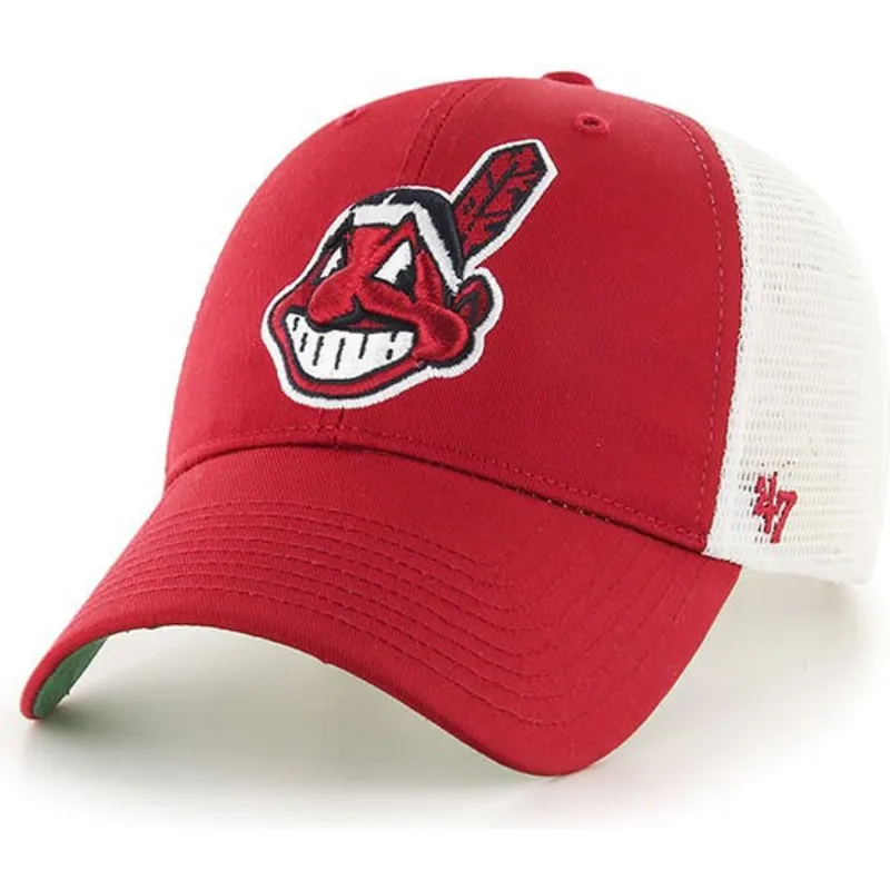 mutsid-kumer-punane-snapback-cleveland-indians-mlb-47-brand