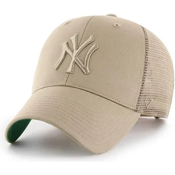 Mütsid kumer beež snapback New York Yankees MLB 47 Brand