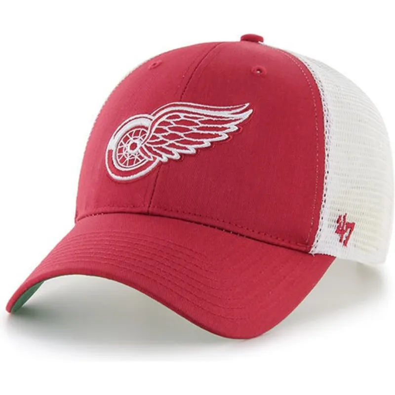 mutsid-kumer-punane-snapback-detroit-red-wings-nhl-47-brand