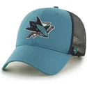mutsid-kumer-roheline-snapback-san-jose-sharks-nhl-47-brand