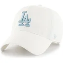 47-brand-curved-brim-blue-logo-los-angeles-dodgers-mlb-clean-up-white-cap