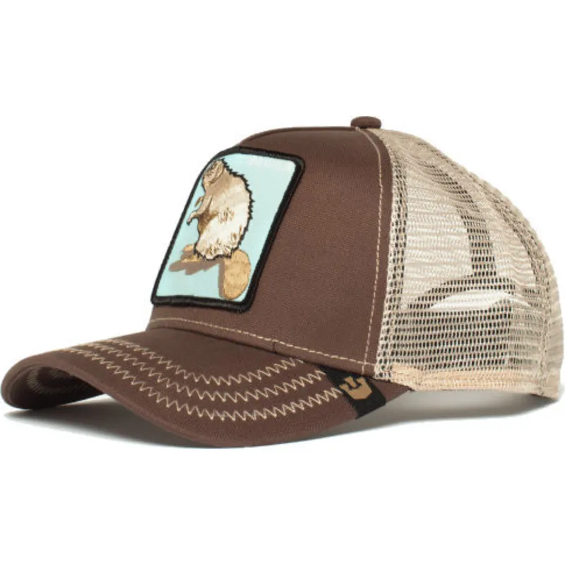 mutsid-kumer-pruun-snapback-beaver-the-farm-goorin-bros