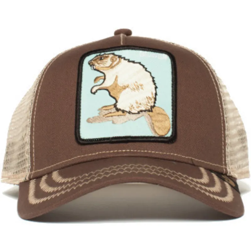 mutsid-kumer-pruun-snapback-beaver-the-farm-goorin-bros