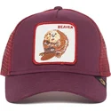 mutsid-kumer-punane-snapback-two-beavers-the-farm-goorin-bros