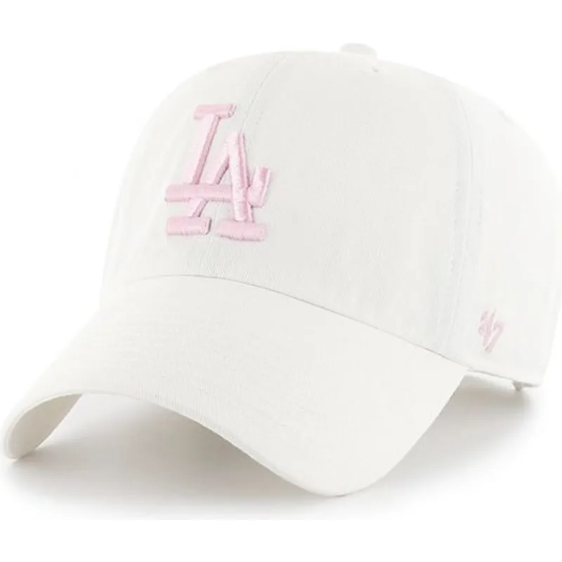 mutsid-kumer-valge-reguleeritav-rosa-los-angeles-dodgers-mlb-47-brand