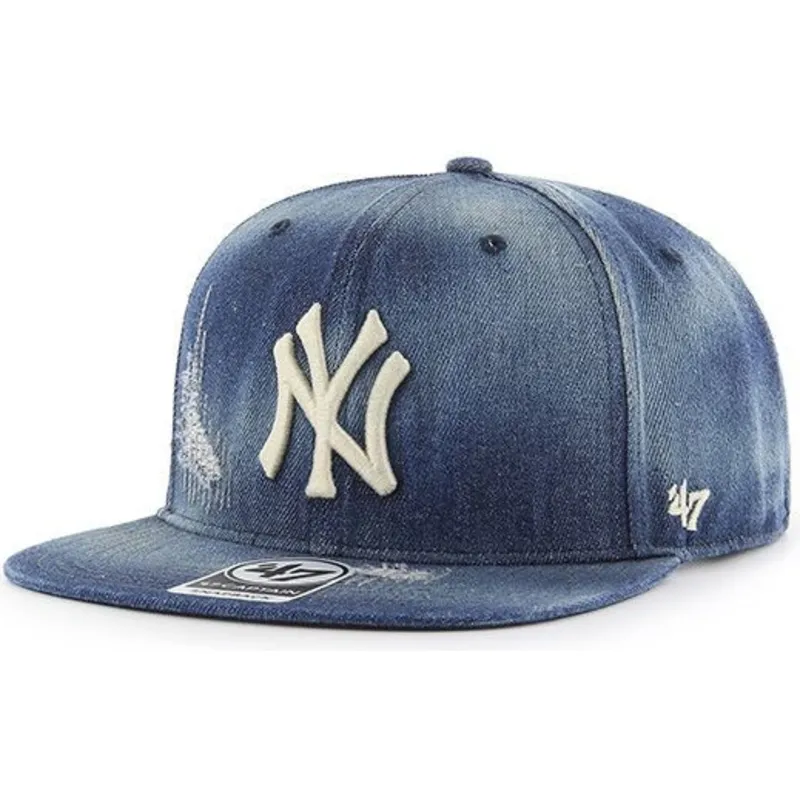mutsid-lame-meresinine-snapback-vaquero-new-york-yankees-mlb-47-brand