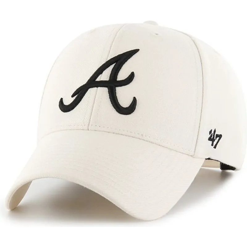 mutsid-kumer-kreemjas-snapback-atlanta-braves-mlb-47-brand