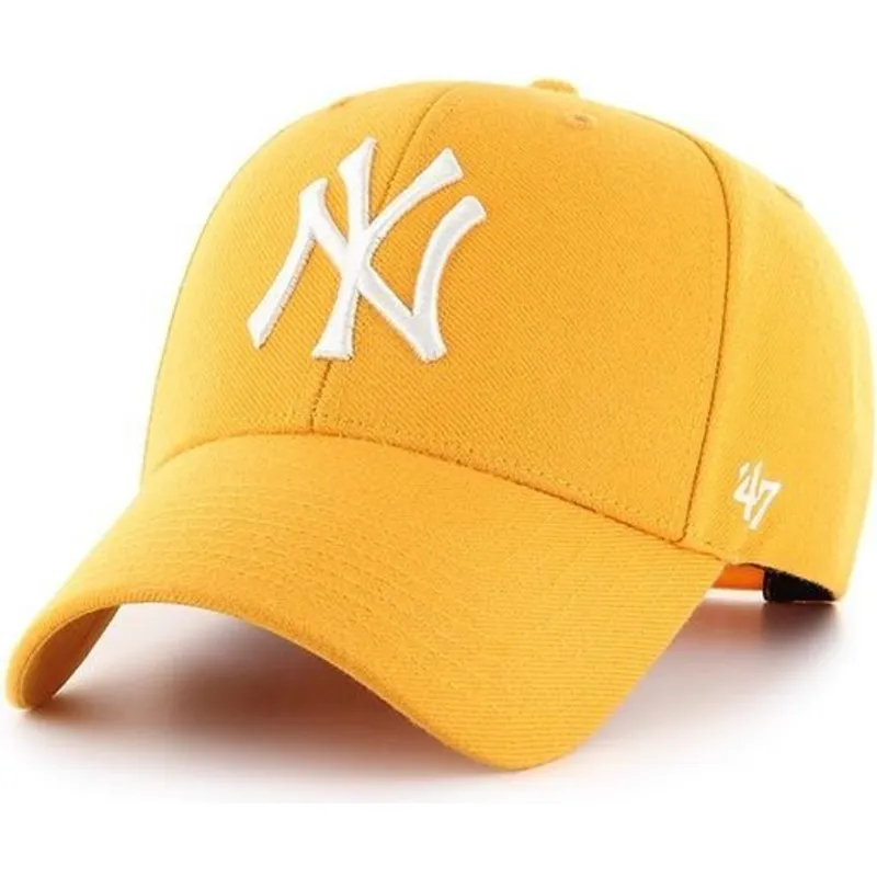 mutsid-kumer-kollane-snapback-oro-new-york-yankees-mlb-47-brand
