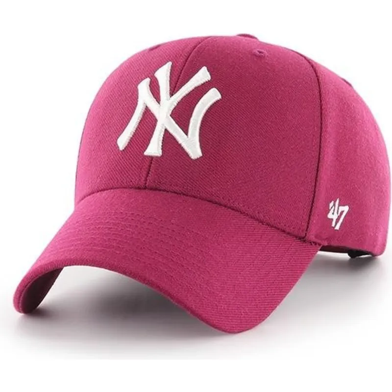 mutsid-kumer-roosa-snapback-galaxy-new-york-yankees-mlb-47-brand
