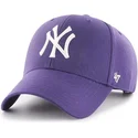 mutsid-kumer-violetne-snapback-new-york-yankees-mlb-47-brand