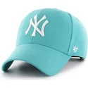 mutsid-kumer-roheline-snapback-turquesa-new-york-yankees-mlb-47-brand
