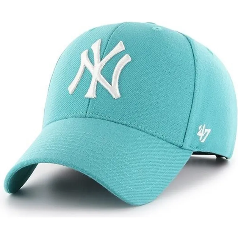 mutsid-kumer-roheline-snapback-turquesa-new-york-yankees-mlb-47-brand