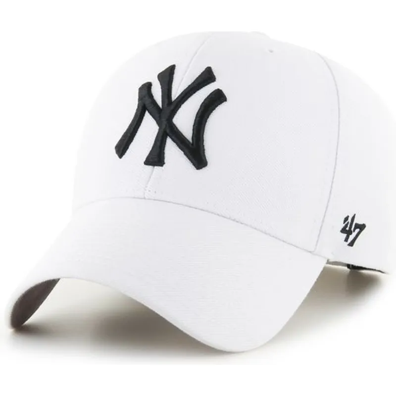 mutsid-kumer-valge-snapback-new-york-yankees-mlb-47-brand