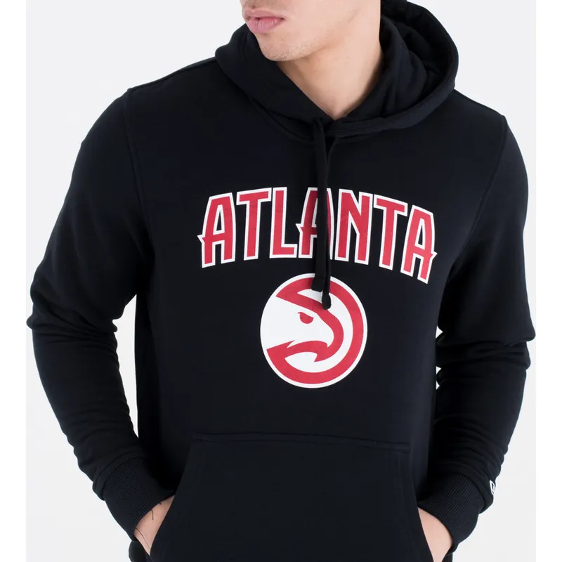 dressipluusid-kapuutsiga-must-pullover-hoody-atlanta-hawks-nba-new-era