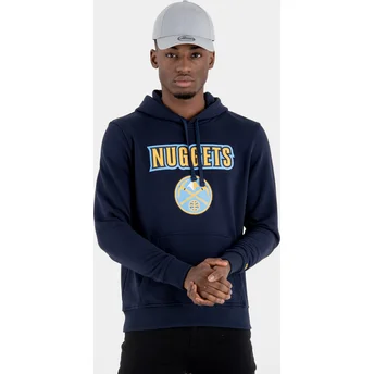 Dressipluusid kapuutsiga meresinine Pullover Hoody Denver Nuggets NBA New Era