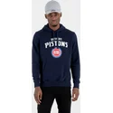 dressipluusid-kapuutsiga-meresinine-pullover-hoody-detroit-pistons-nba-new-era