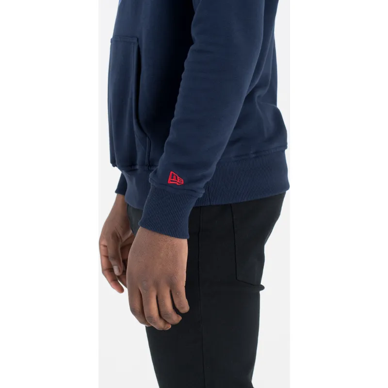 dressipluusid-kapuutsiga-meresinine-pullover-hoody-detroit-pistons-nba-new-era