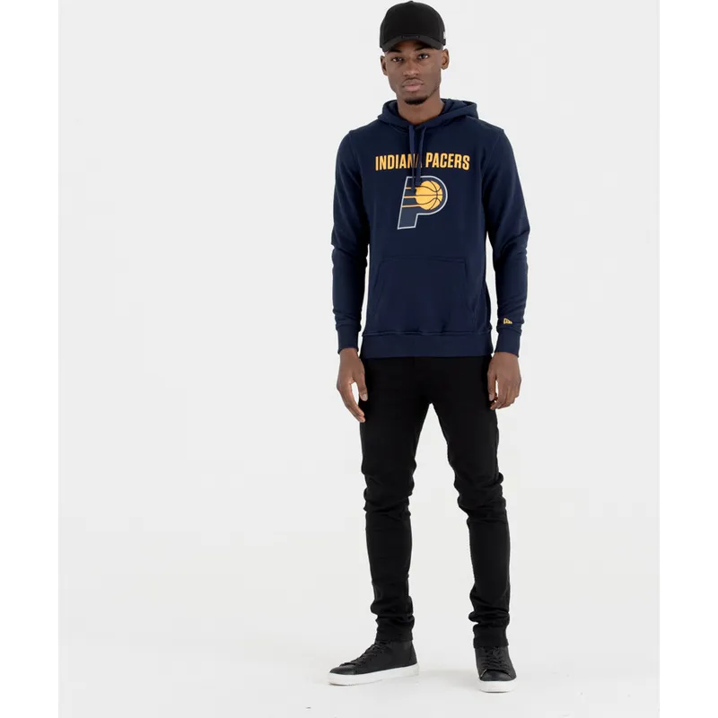 dressipluusid-kapuutsiga-meresinine-pullover-hoody-indiana-pacers-nba-new-era