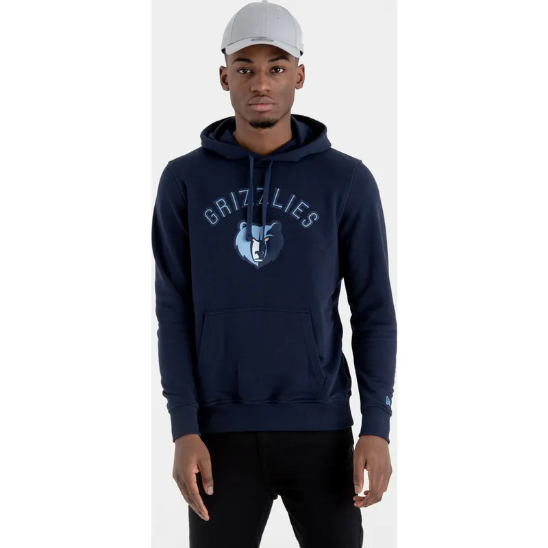 dressipluusid-kapuutsiga-meresinine-pullover-hoody-memphis-grizzlies-nba-new-era