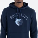 dressipluusid-kapuutsiga-meresinine-pullover-hoody-memphis-grizzlies-nba-new-era