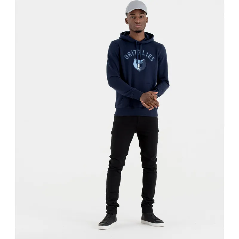 dressipluusid-kapuutsiga-meresinine-pullover-hoody-memphis-grizzlies-nba-new-era