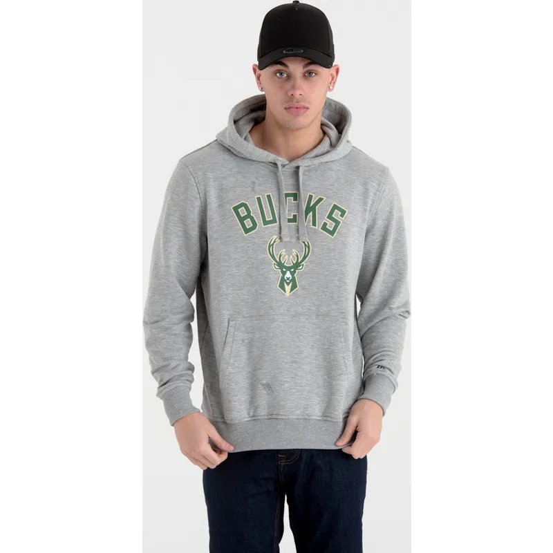 dressipluusid-kapuutsiga-hall-pullover-hoody-milwaukee-bucks-nba-new-era