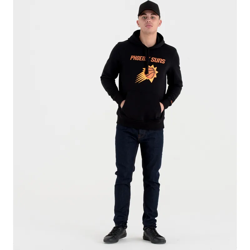 dressipluusid-kapuutsiga-must-pullover-hoody-phoenix-suns-nba-new-era
