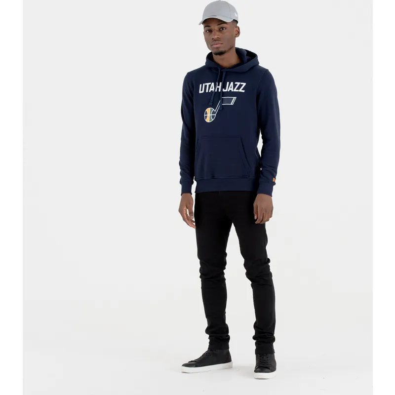 dressipluusid-kapuutsiga-meresinine-pullover-hoody-utah-jazz-nba-new-era