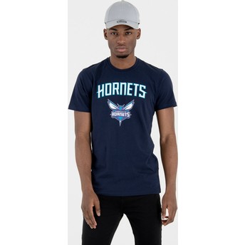 New Era Charlotte Hornets NBA Navy Blue T-Shirt