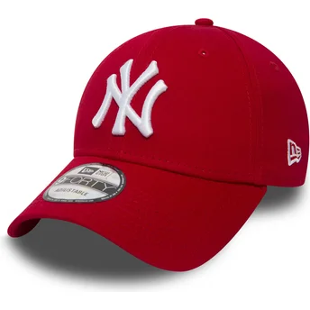 Cap kumer red adjustable strap 9FORTY Essential New York Yankees MLB New Era