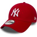new-era-curved-brim-39thirty-classic-new-york-yankees-mlb-red-fitted-cap
