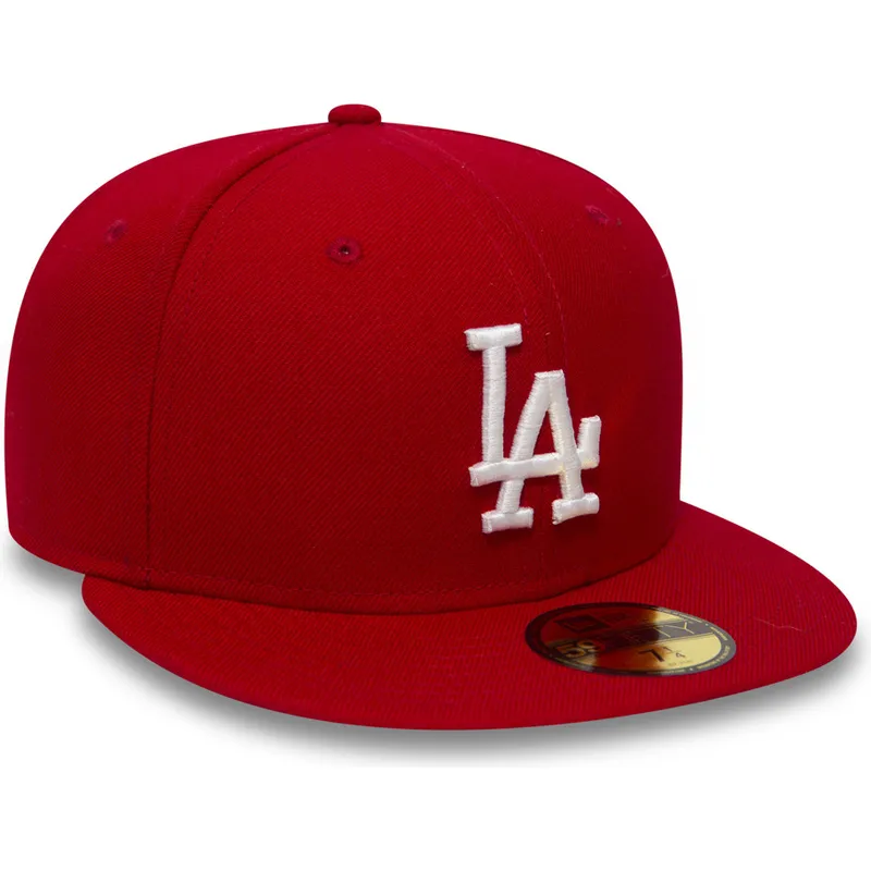 mutsid-lame-punane-liibuv-59fifty-essential-los-angeles-dodgers-mlb-new-era