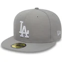 cap-lame-gray-ajustada-59fifty-essential-los-angeles-dodgers-mlb-new-era