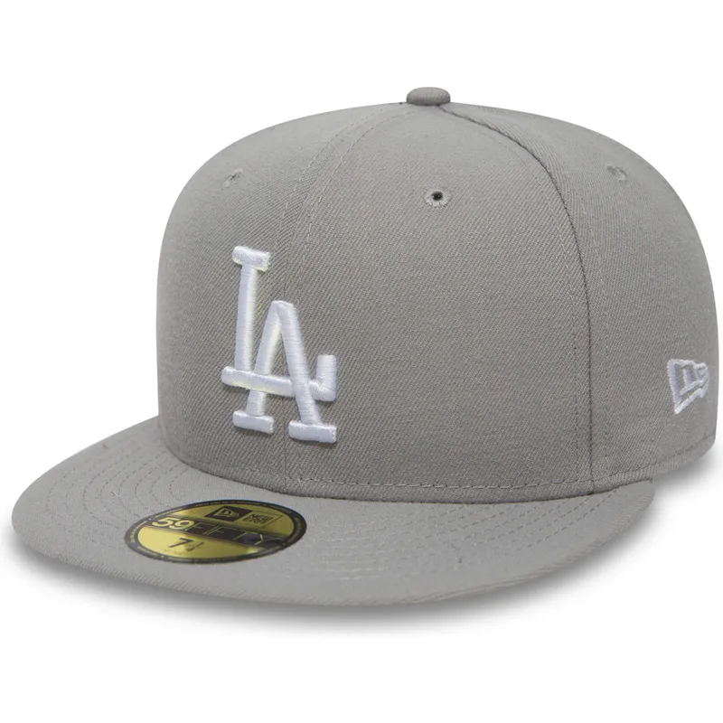 cap-lame-gray-ajustada-59fifty-essential-los-angeles-dodgers-mlb-new-era